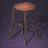 Monarch's Embroidered Chair