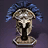 Wrapped Plumed Helm Stand