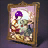 Purple "Snowlion Snuggles" Painting