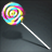 Winter Maiden's Giant Rainbow Lollipop