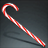 Winter Maiden's Teenie Red Candy Cane